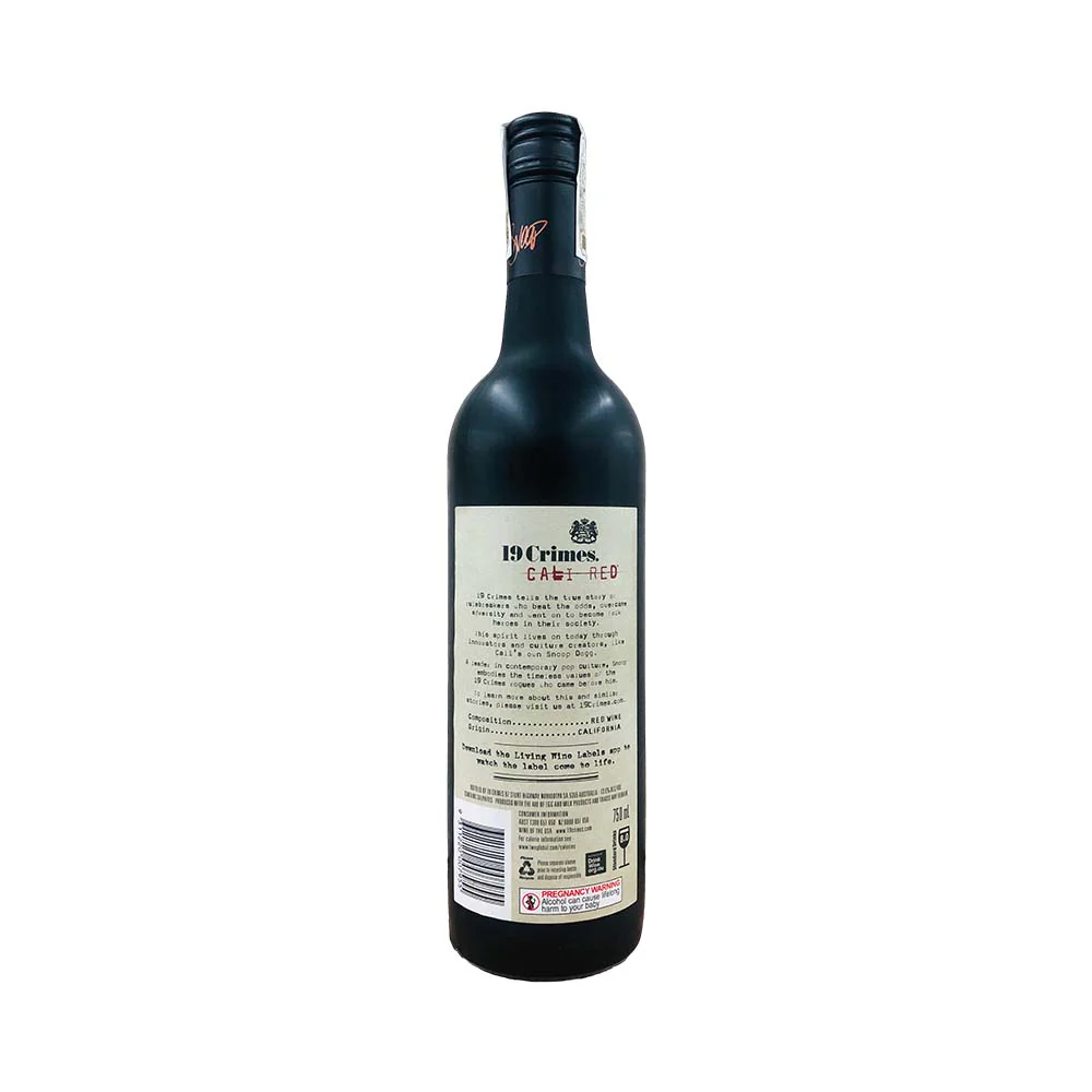 19 Crimes Cali Red 750ml - Image 3