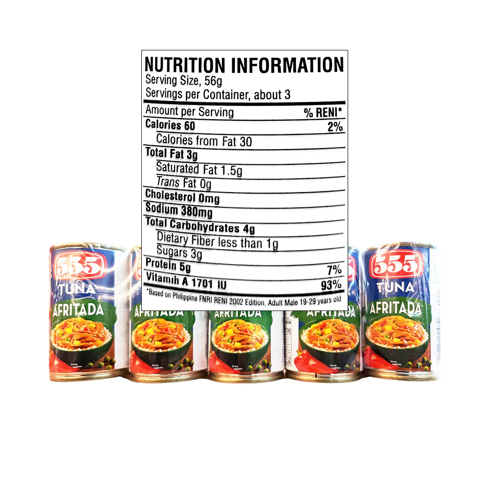 555 Tuna Flakes Afritada 155g x 5's - Image 2