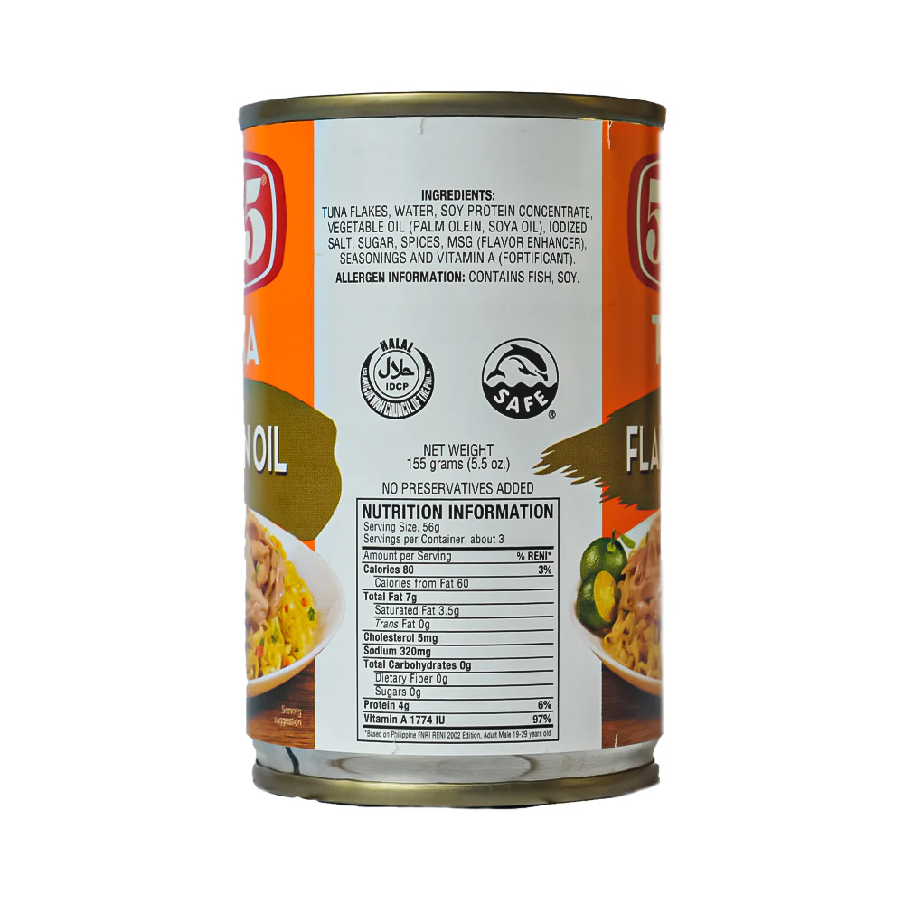 555 Tuna Flakes In Oil 155g - Image 2