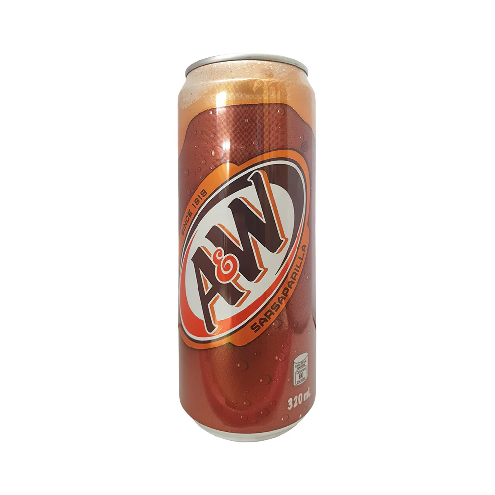 A&W Root Beer Sarsaparilla 320ml - Image 2