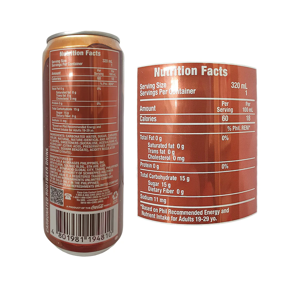A&W Root Beer Sarsaparilla 320ml - Image 3