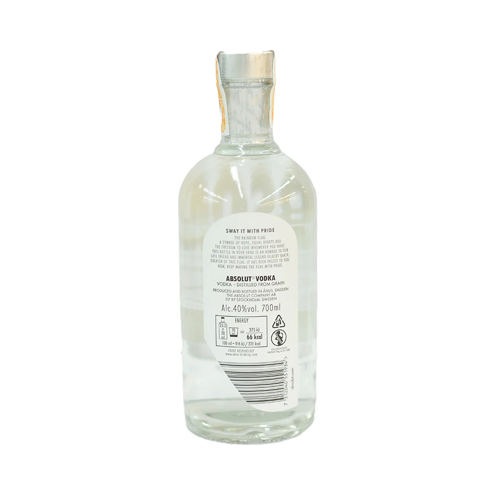 Absolut Vodka Rainbow 700ml - Image 3