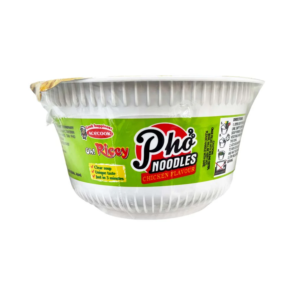 Acecook Oh! Ricey Instant Noodles Bowl 71g - Image 2