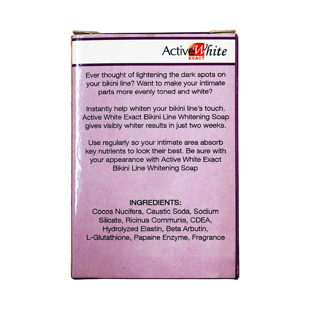 Active White Bikini Line Whitening Soap 135g - Image 2