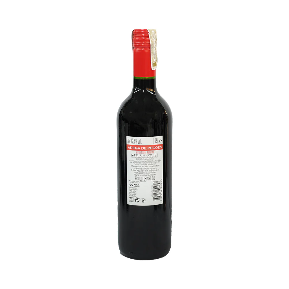 Adega De Pegoes Medium Sweet Tinto Red Wine 750ml - Image 3