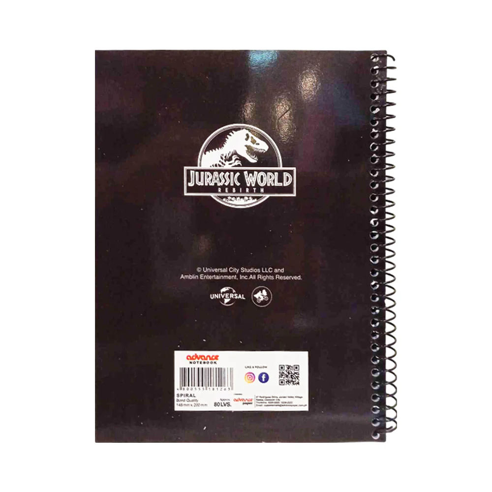 Advance Jurassic World Spiral Notebook 80 Leaves - Image 4
