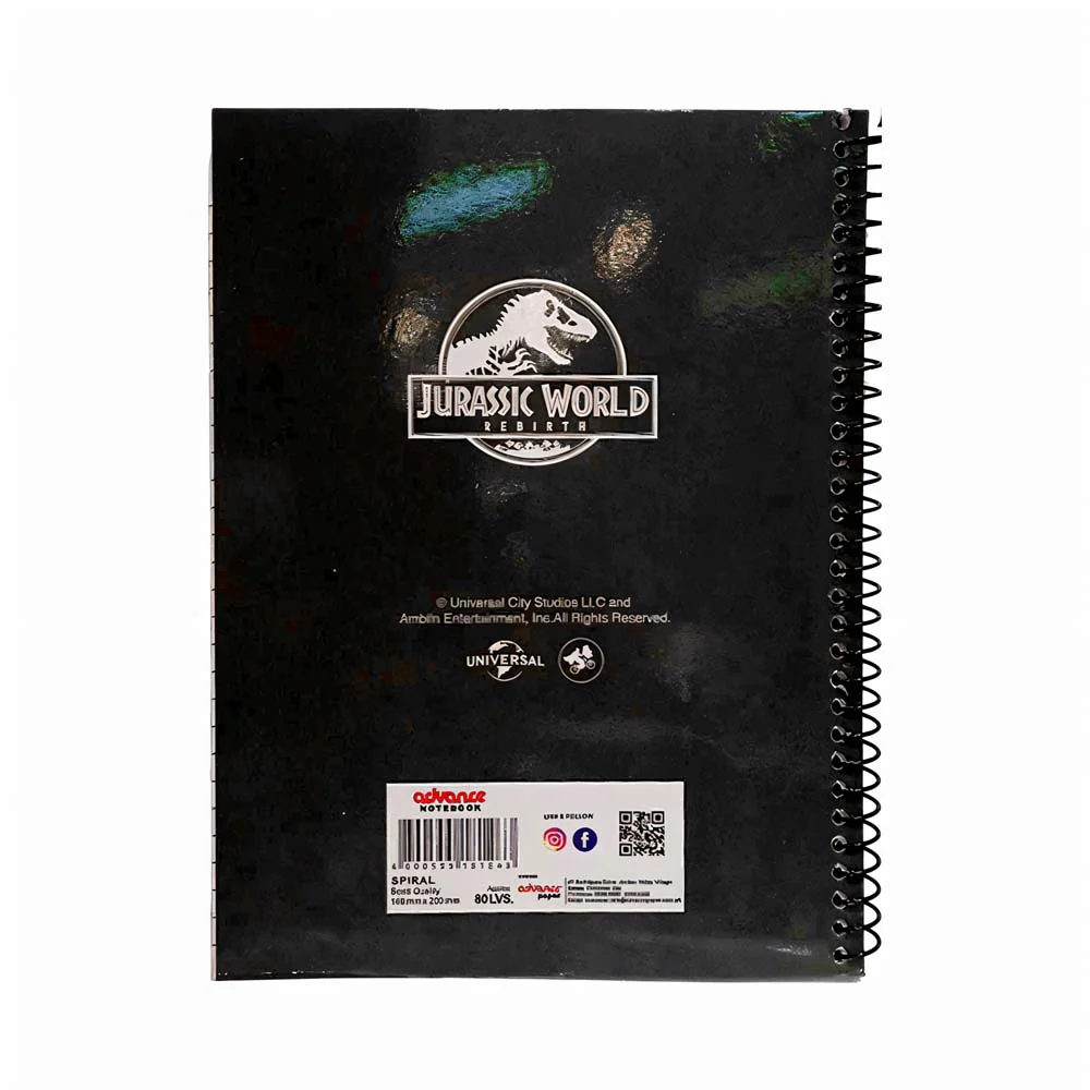 Advance Jurassic World Spiral Notebook 80 Leaves - Image 7