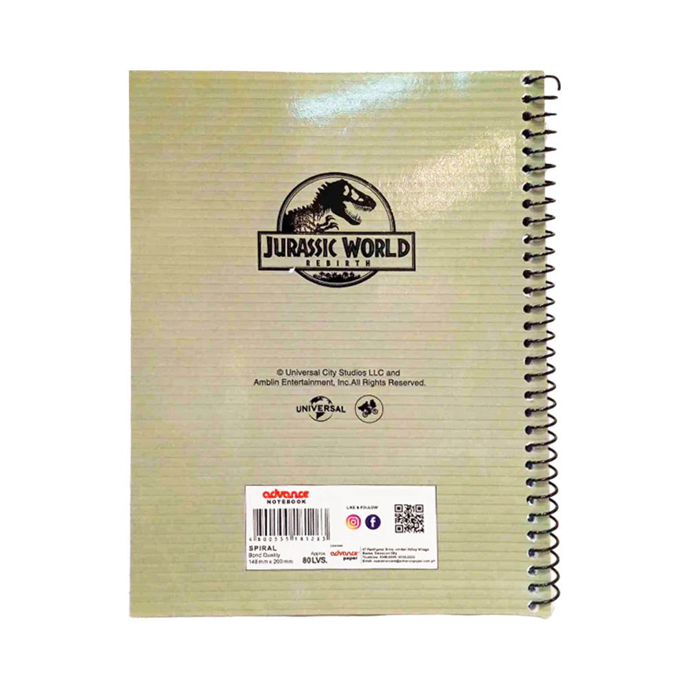 Advance Jurassic World Spiral Notebook 80 Leaves - Image 8