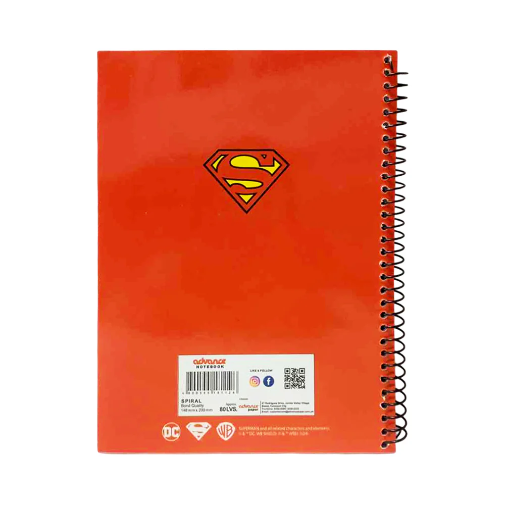 Advance Notebook Spiral DC 75th Superman Standard 80 Leaves - Image 4
