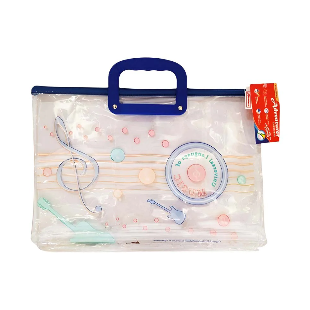 Adventurer Transparent Zipper Bag With Print - Image 3
