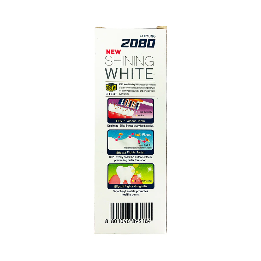 Aekyung 2080 Toothpaste Shining White - Image 2