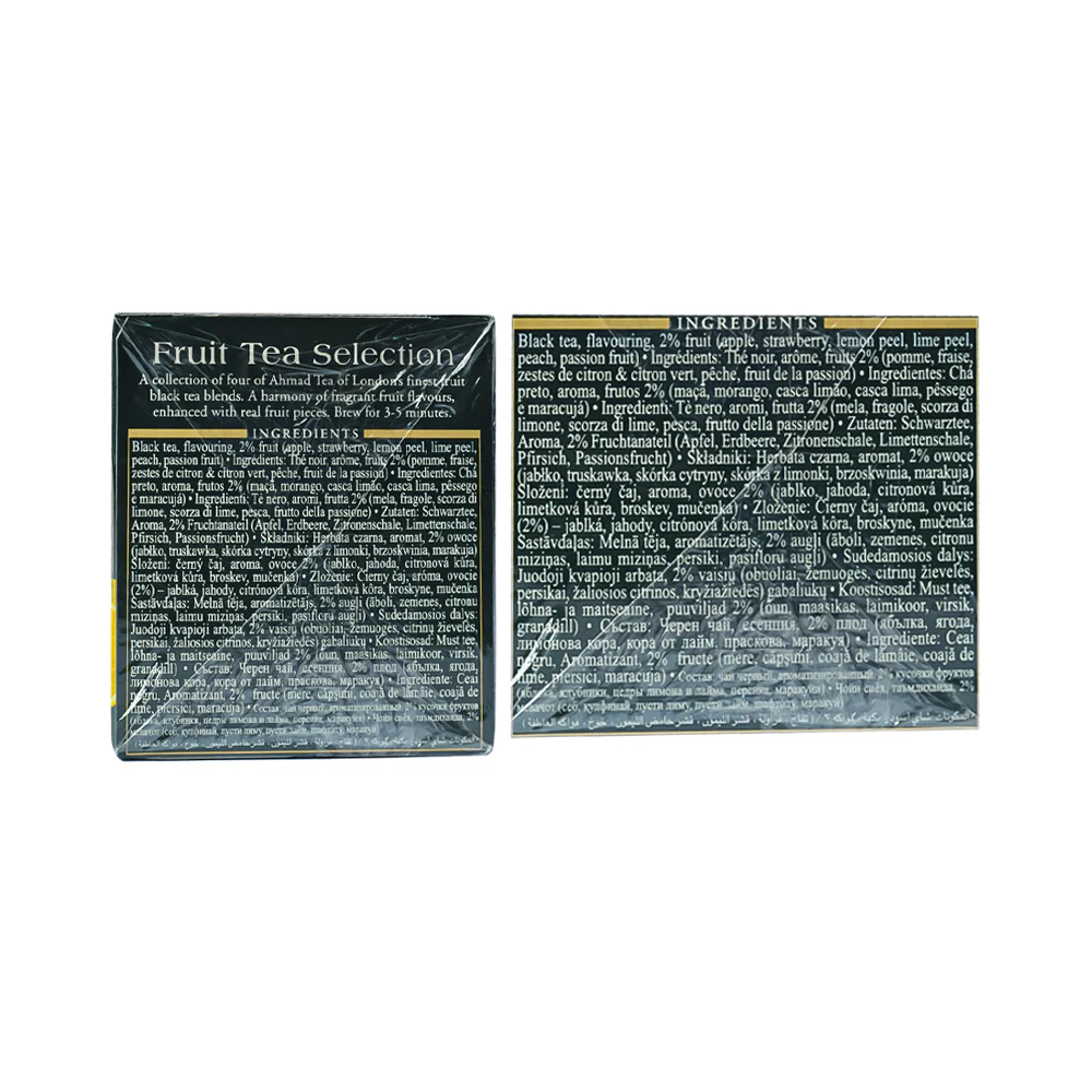 Ahmad Tea Fruit Tea Selection 20's - Image 3