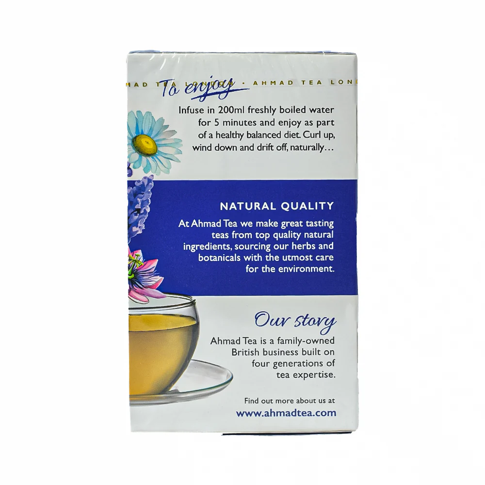 Ahmad Tea Sleep Infusion Teabag Camomile Honey And Lavender 20's - Image 2