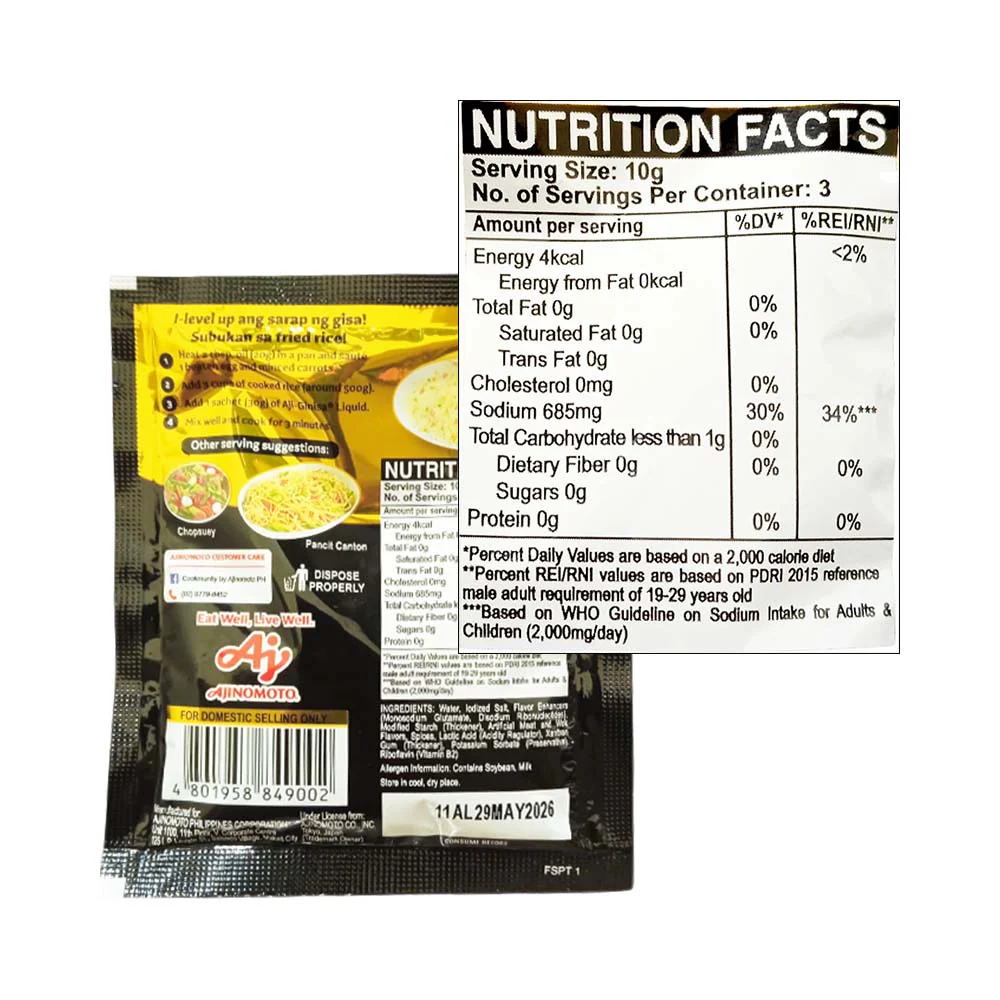 Ajinomoto Ginisa Liquid Flavor Mix 30g - Image 2