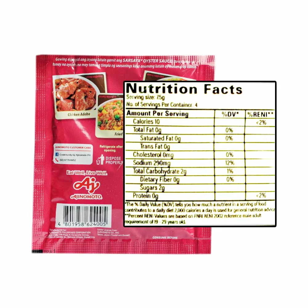 Ajinomoto Sarsaya Oyster Sauce 30g - Image 2