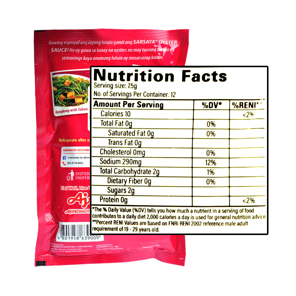 Ajinomoto Sarsaya Oyster Sauce 90g - Image 2