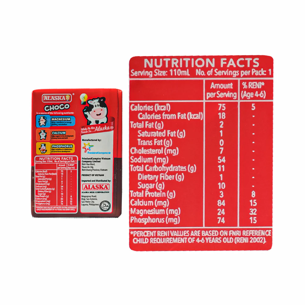 Alaska Chocolate Milk Drink 110ml - Image 3
