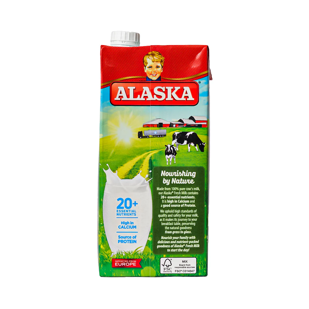 Alaska Fresh Milk 1L - Image 2