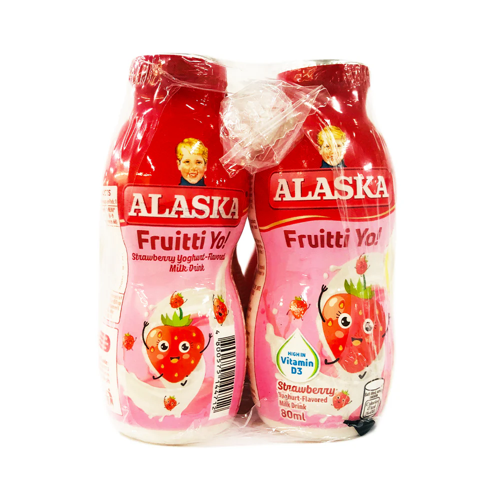 Alaska Fruitti Yo! Yoghurt Flavored Milk Drink 80ml x 6's - Image 2
