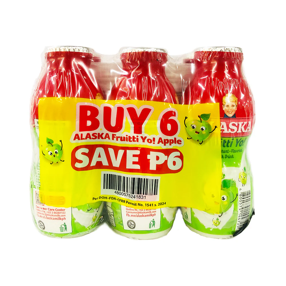 Alaska Fruitti Yo! Yoghurt Flavored Milk Drink 80ml x 6's - Image 4