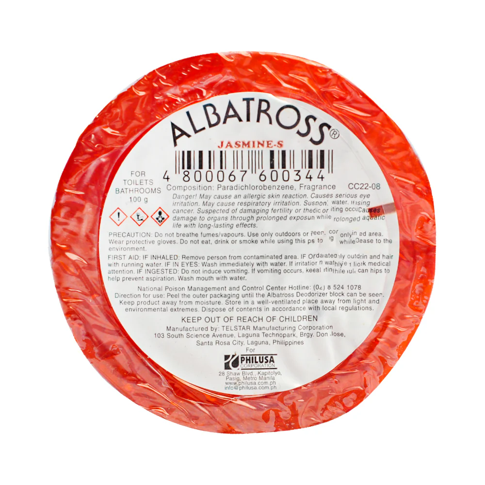 Albatross Deodorizer Round Refill Jasmine 100g - Image 2