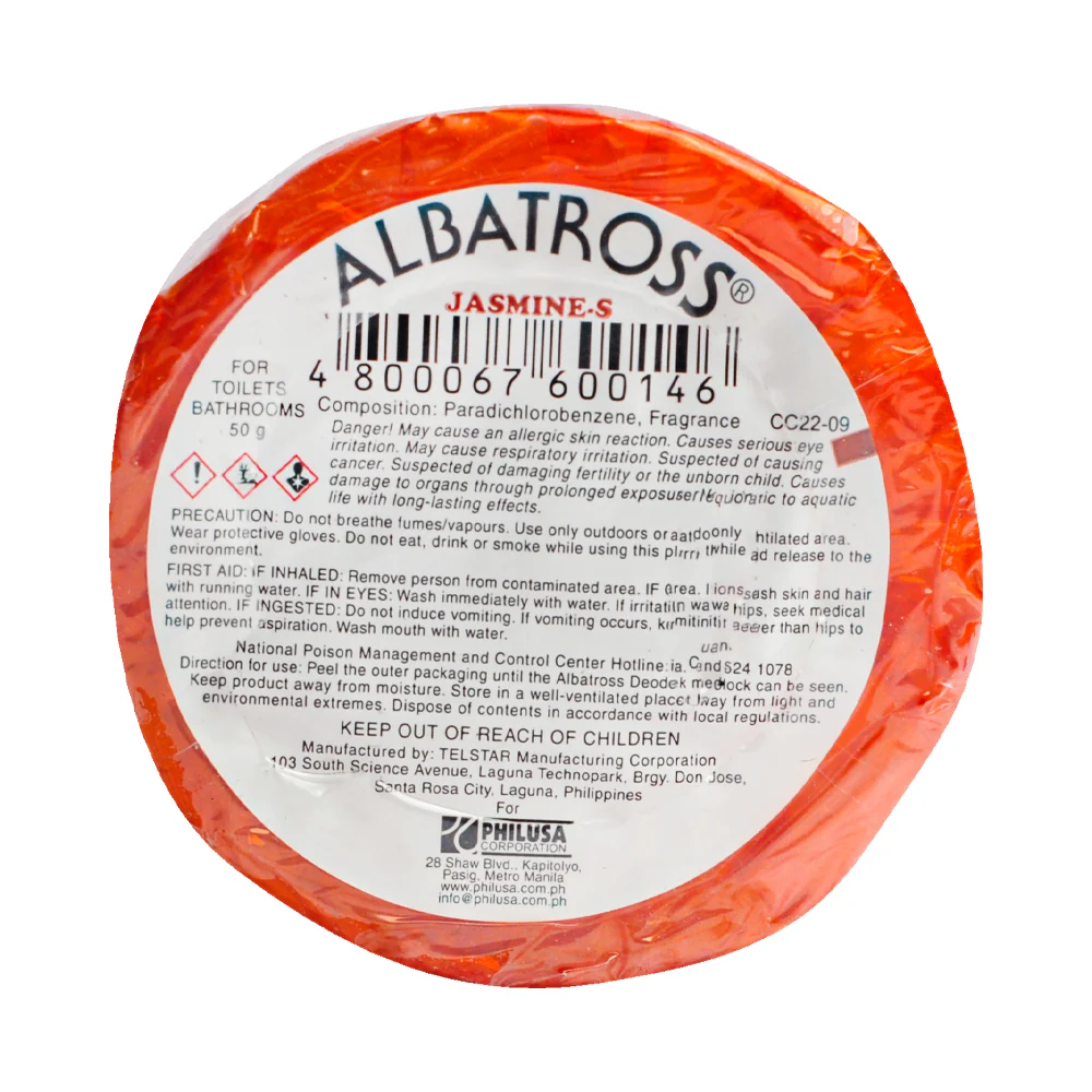 Albatross Deodorizer Round Refill Jasmine 50g - Image 2