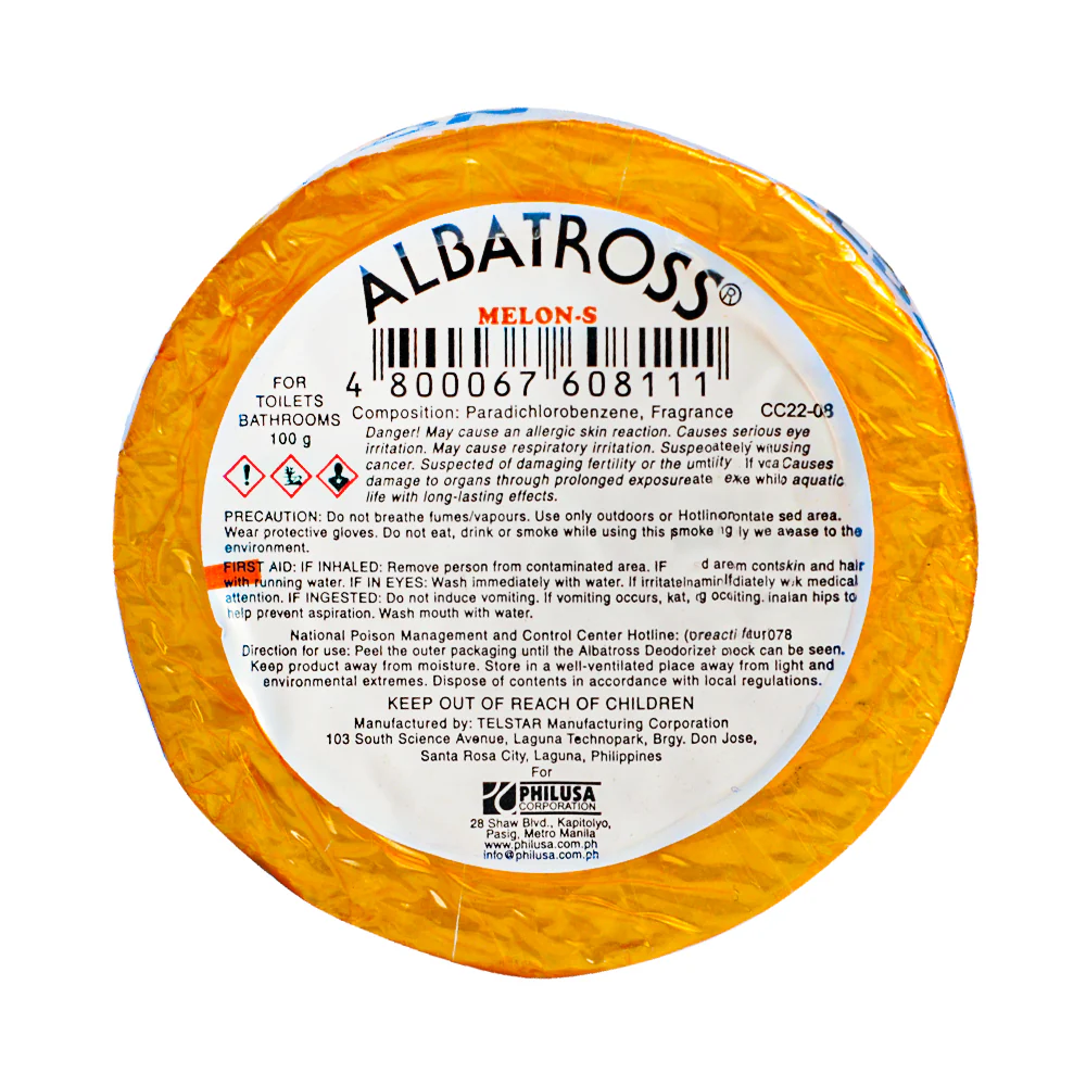 Albatross Deodorizer Round Refill Melon 100g - Image 2