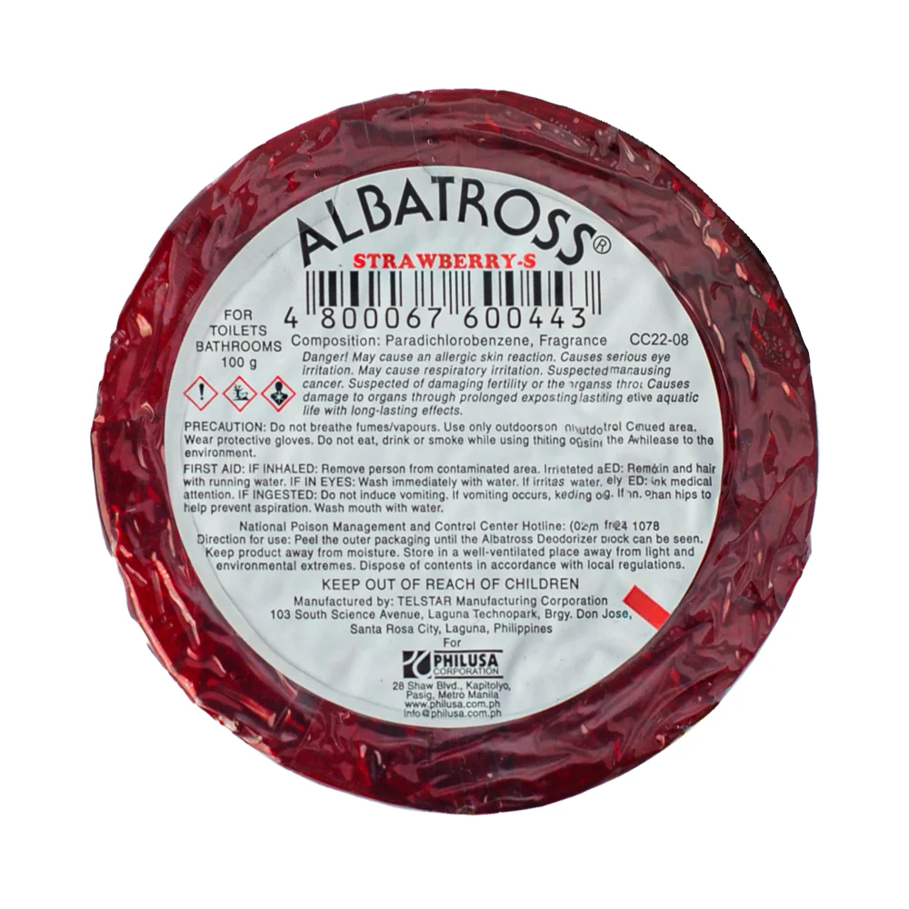 Albatross Deodorizer Round Refill Strawberry 100g - Image 2
