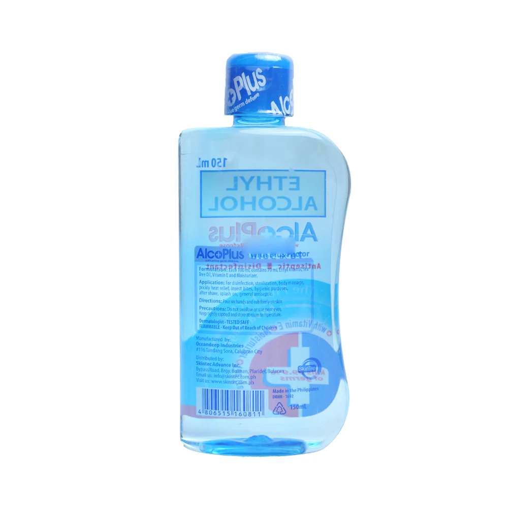 Alcoplus 70% Ethyl Alcohol 150ml - Image 2