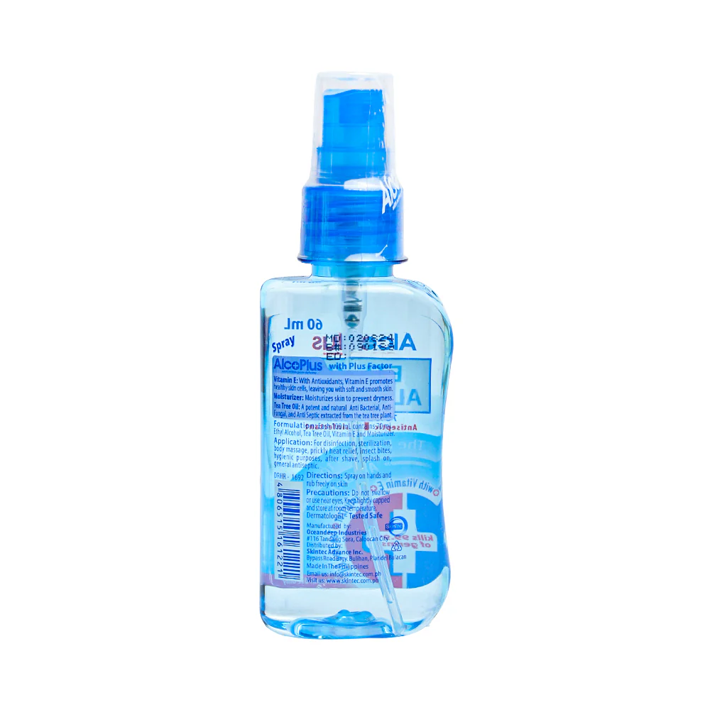 Alcoplus 70% Ethyl Alcohol Spray 60ml - Image 2