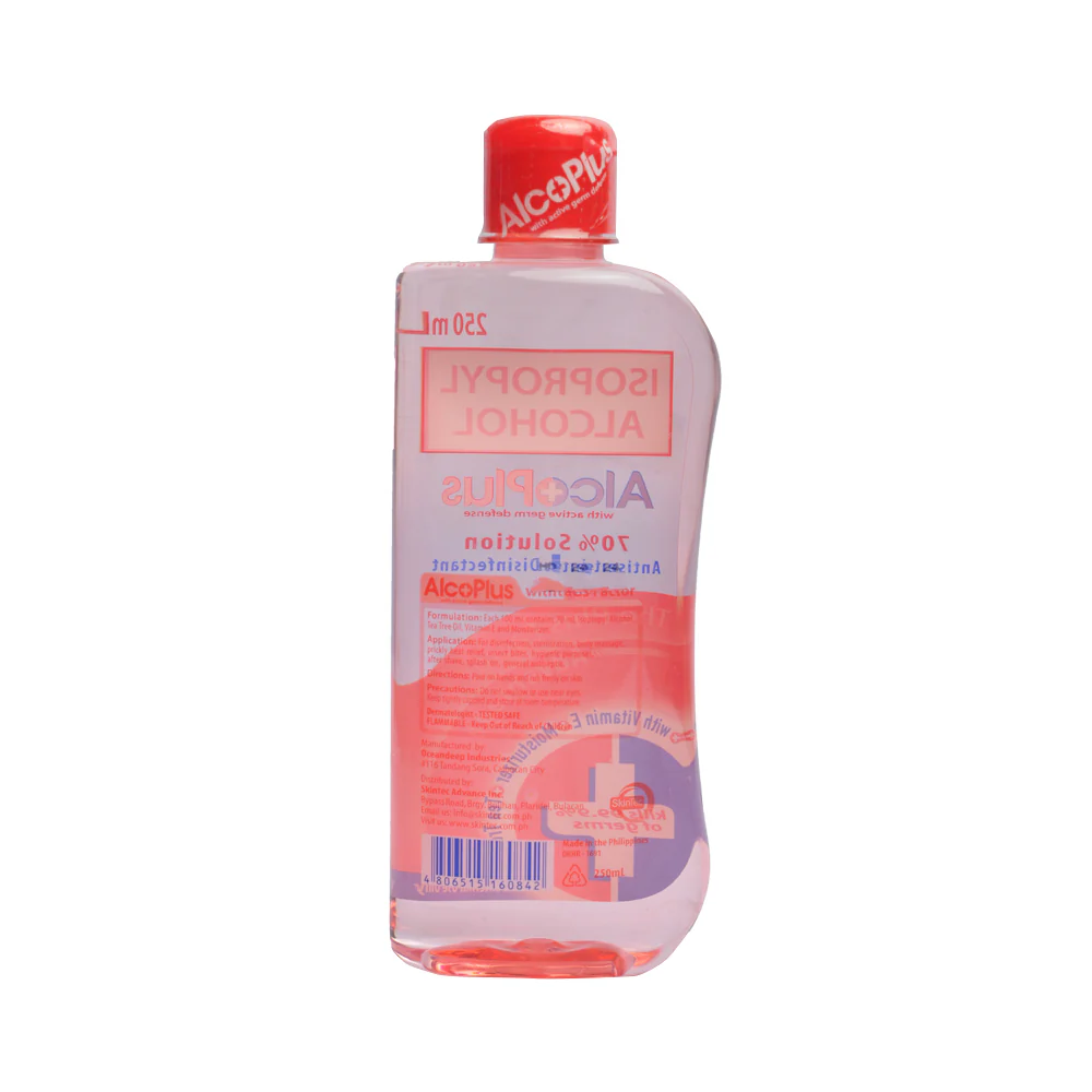 Alcoplus 70% Isopropyl Alcohol 250ml - Image 2