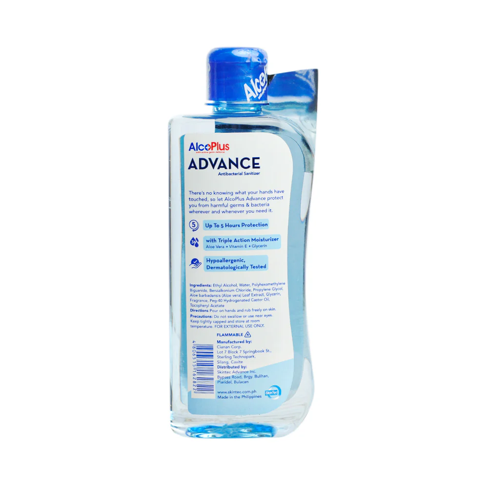 Alcoplus Advance Antibacterial Sanitizer 250ml - Image 2