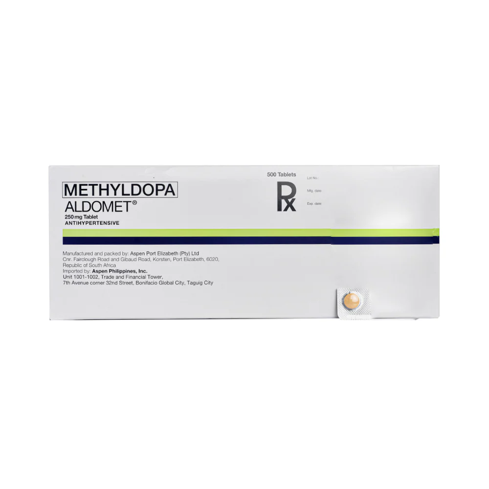 Aldomet Methyldopa 250mg Tablet By 1's - Image 2
