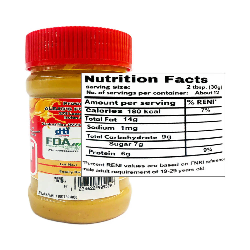 Alejo's Peanut Butter 300g - Image 2