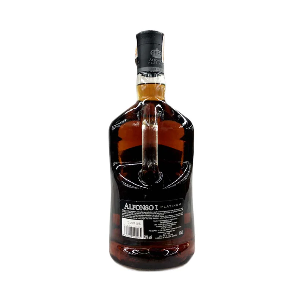 Alfonso 1 Platinum Solera Brandy 1.75L - Image 3