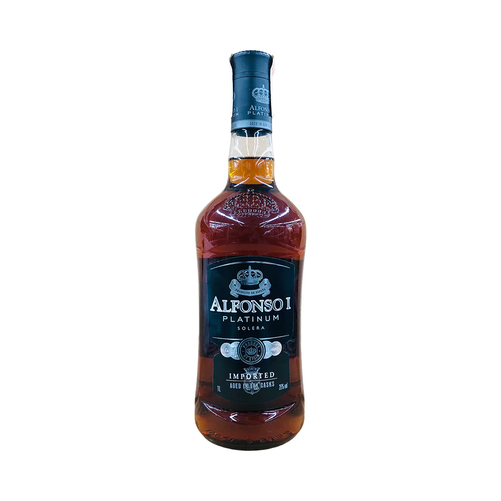 Alfonso 1 Platinum Solera Brandy 1L - Image 2