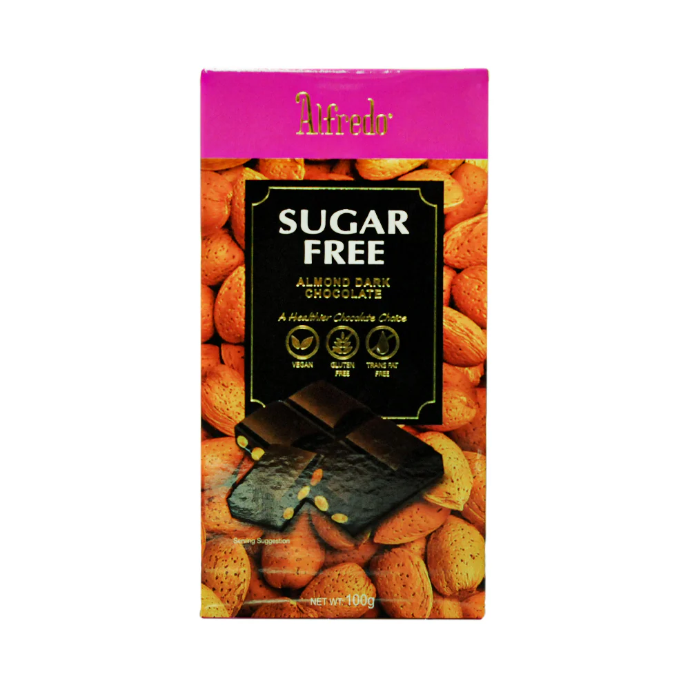 Alfredo Milk Chocolate Sugar Free Dark 100g - Image 3