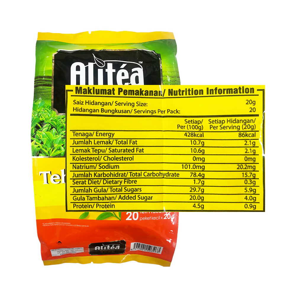 Alitea Warung Teh Tarik 20g x 20's - Image 2