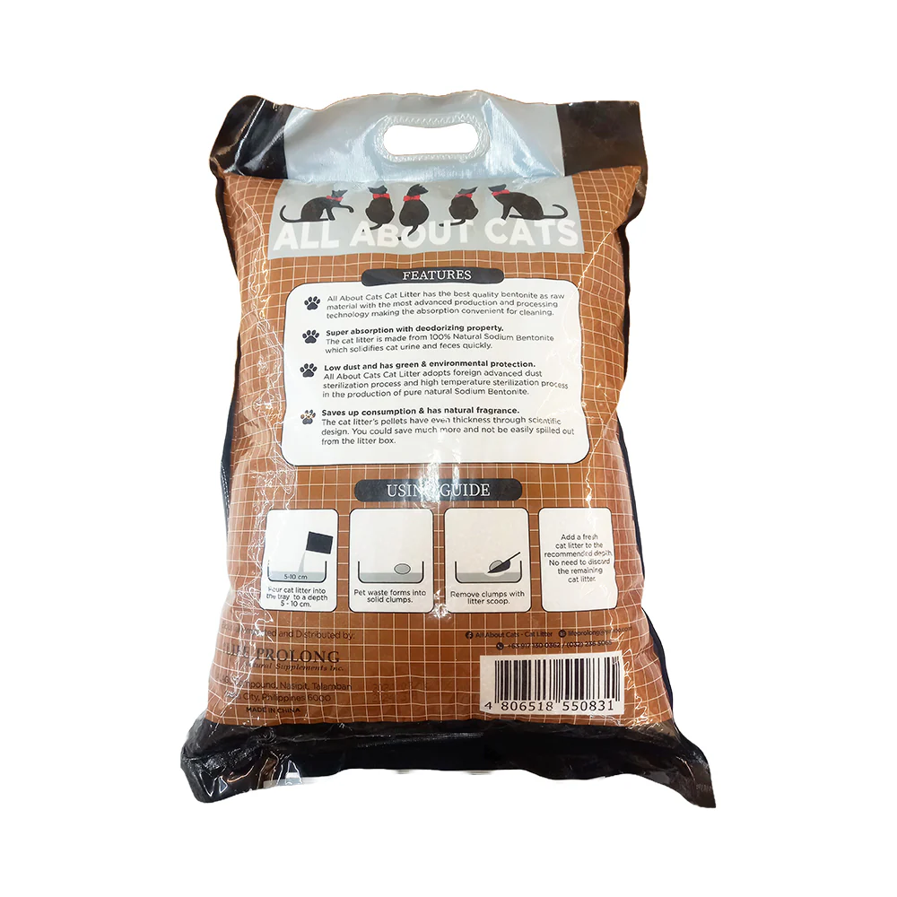 All About Cats Premium Cat Litter Cafe Mocha 8kg - Image 2