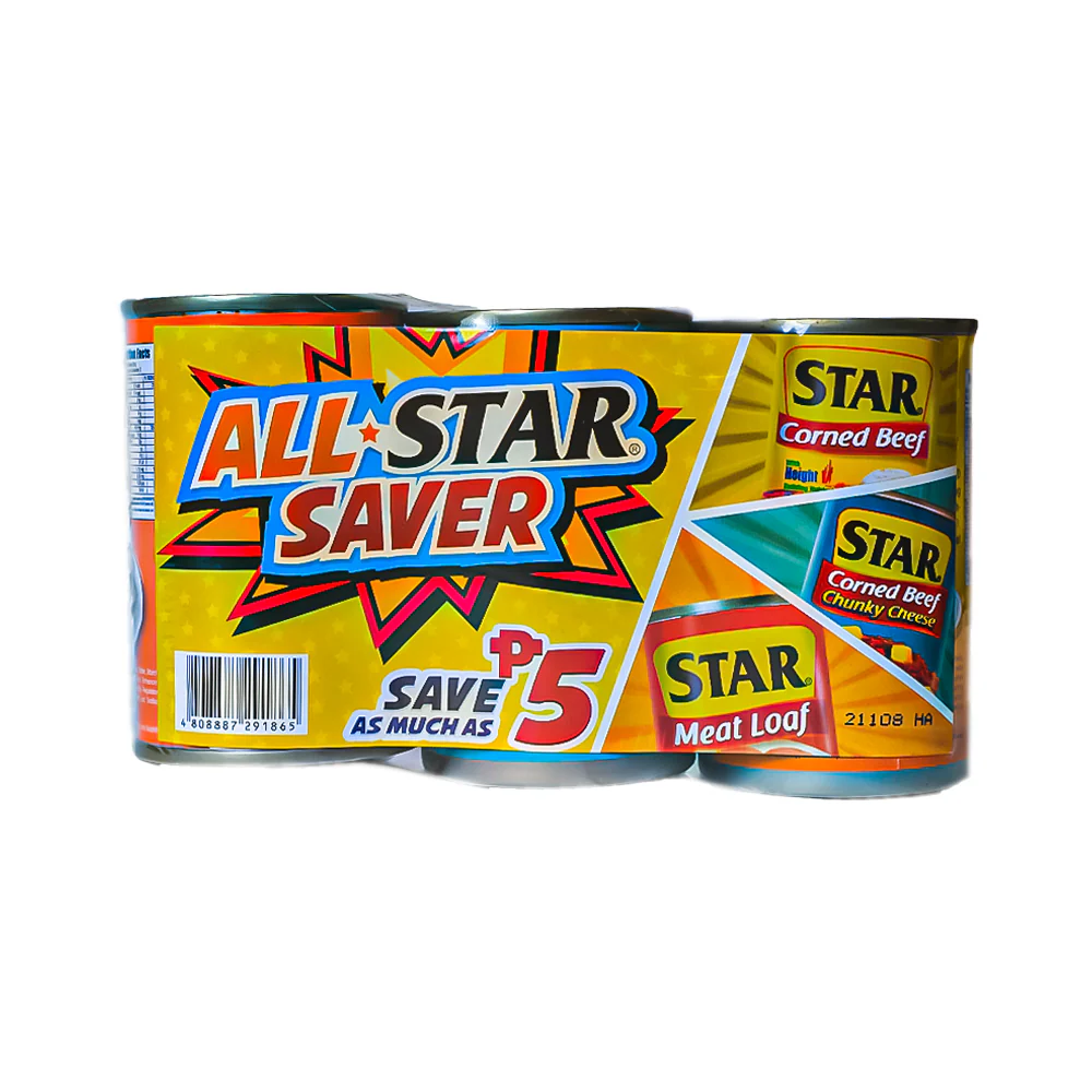 All Star Saver Pack (Star Corned Beef, Chunky Cheese, Meat Loaf 150g) - Image 2
