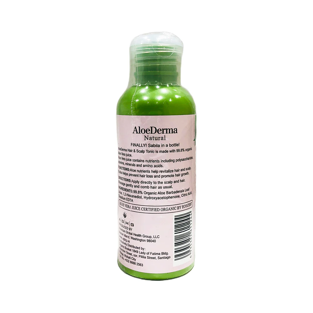 Aloederma Natural Hair And Scalp Tonic 110ml - Image 3
