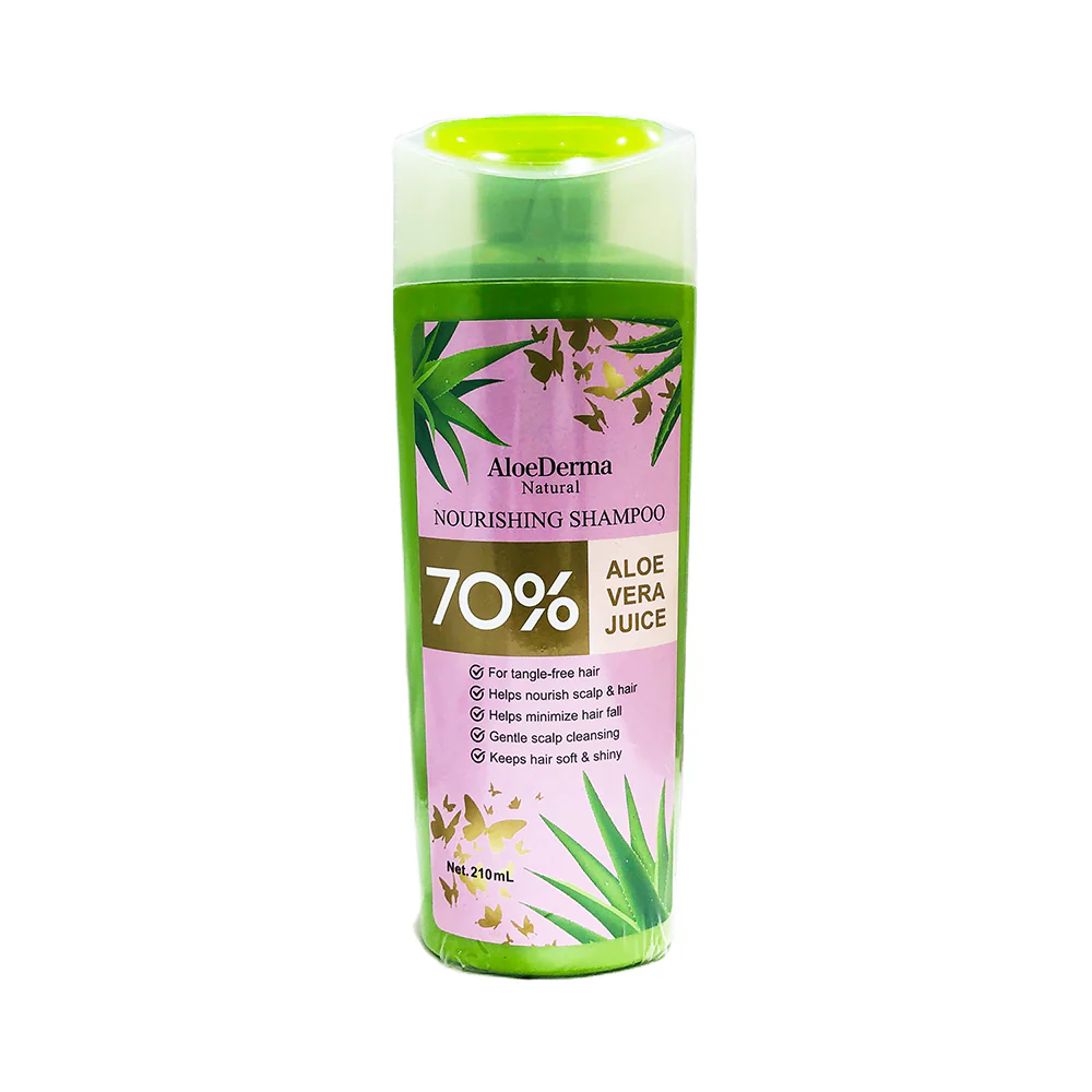 Aloederma Natural Nourishing Shampoo 210ml - Image 2