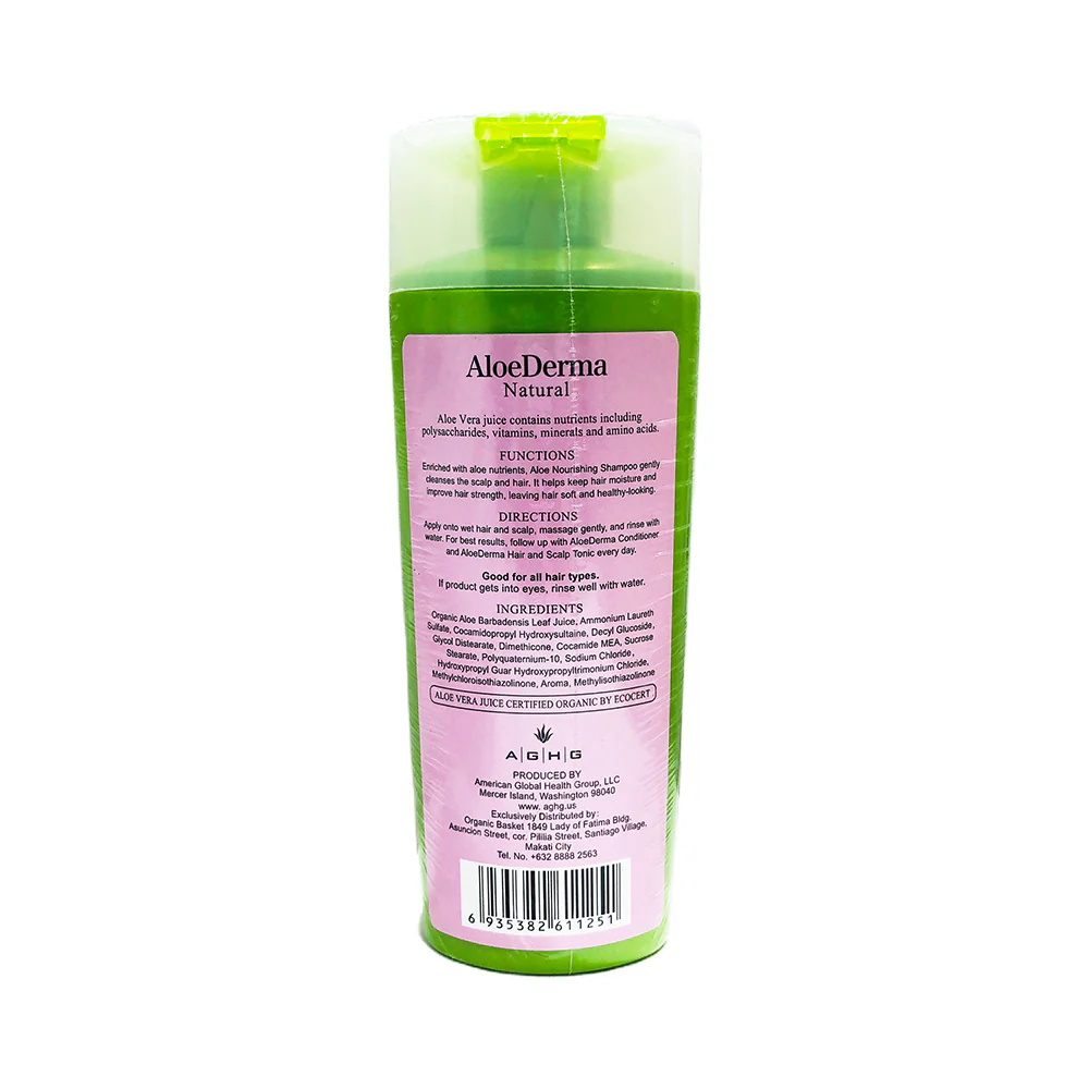 Aloederma Natural Nourishing Shampoo 210ml - Image 3