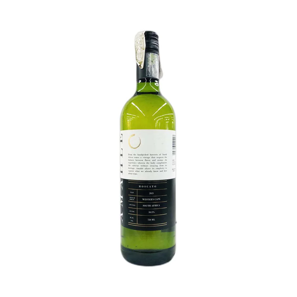 Amahle Moscato White Wine 750ml - Image 3