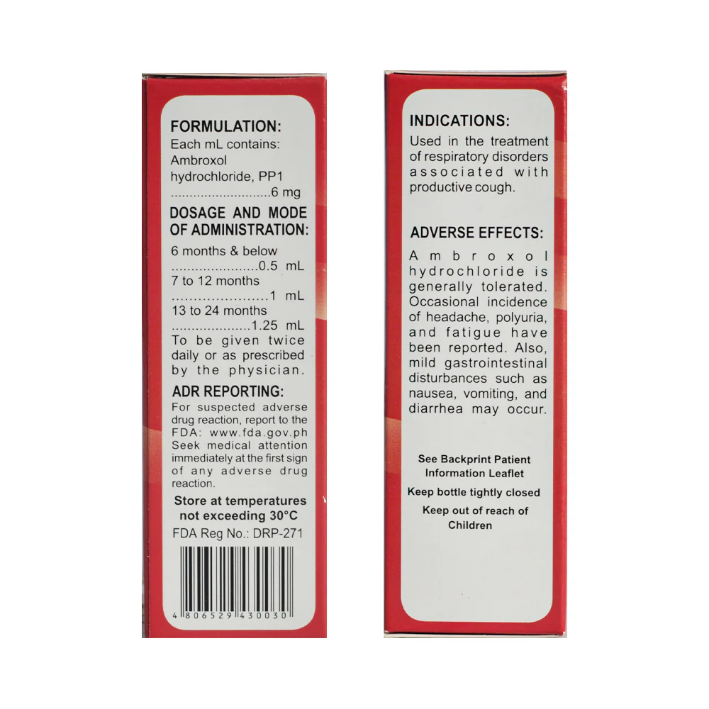 Ambroxol 6mg/ml Oral Drops 15ml - Image 2