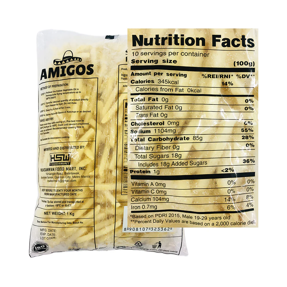 Amigos French Fries 1kg - Image 2
