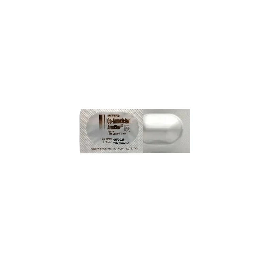 Amoclav Co-Amoxiclav 875mg/125mg Tablet 1g By 1's - Image 2