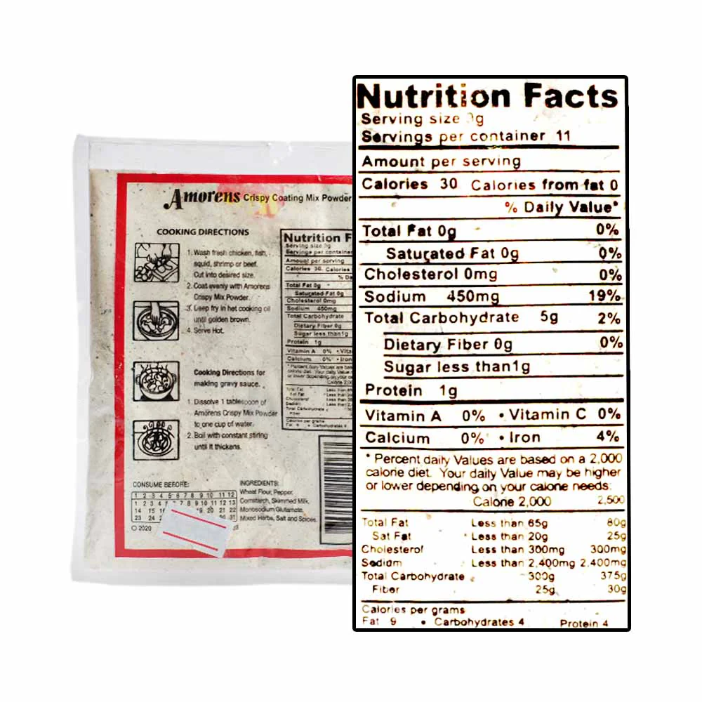 Amoren's Crispy Mix Powder Hot And Spicy 60g - Image 2