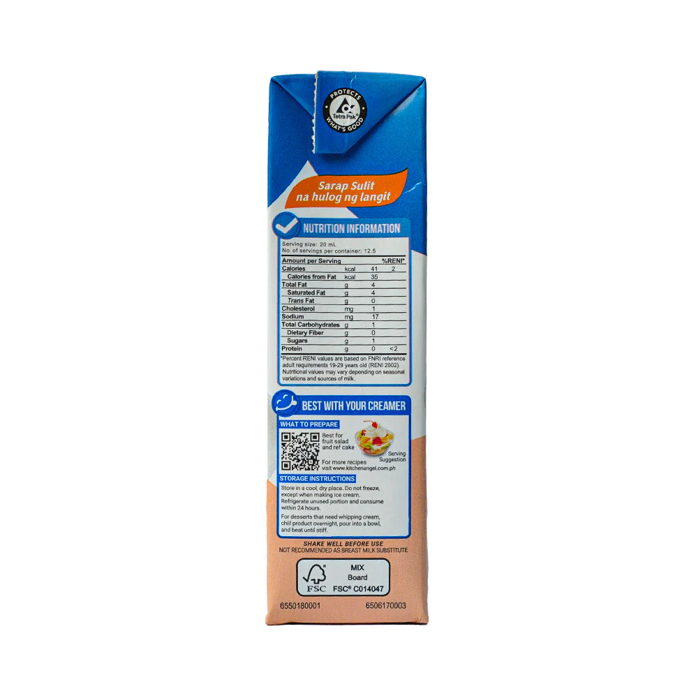 Angel All-Purpose Creamer 250ml - Image 2