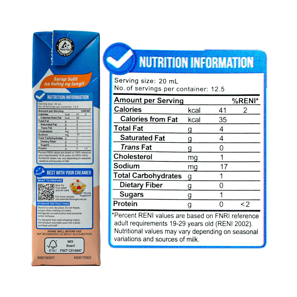 Angel All-Purpose Creamer 250ml - Image 3
